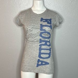 Next Level Apparel Gray Florida Gators Fitted Tee. Size Medium